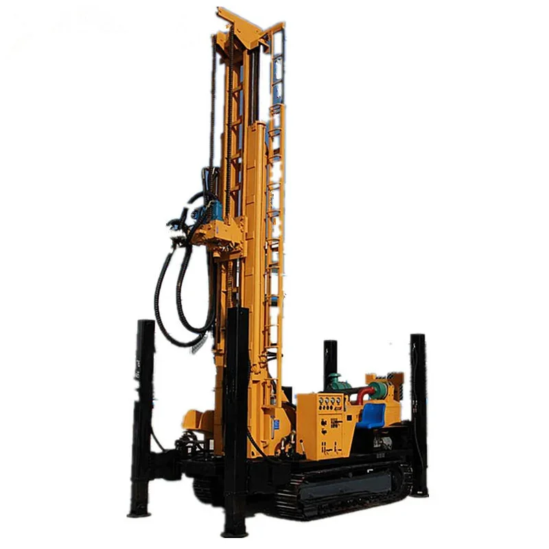 Crawler Dth Rotary Drill Rig Chassis Drilling Hydraulic Drig Portable Water Well Mine Rock Drilling Machine