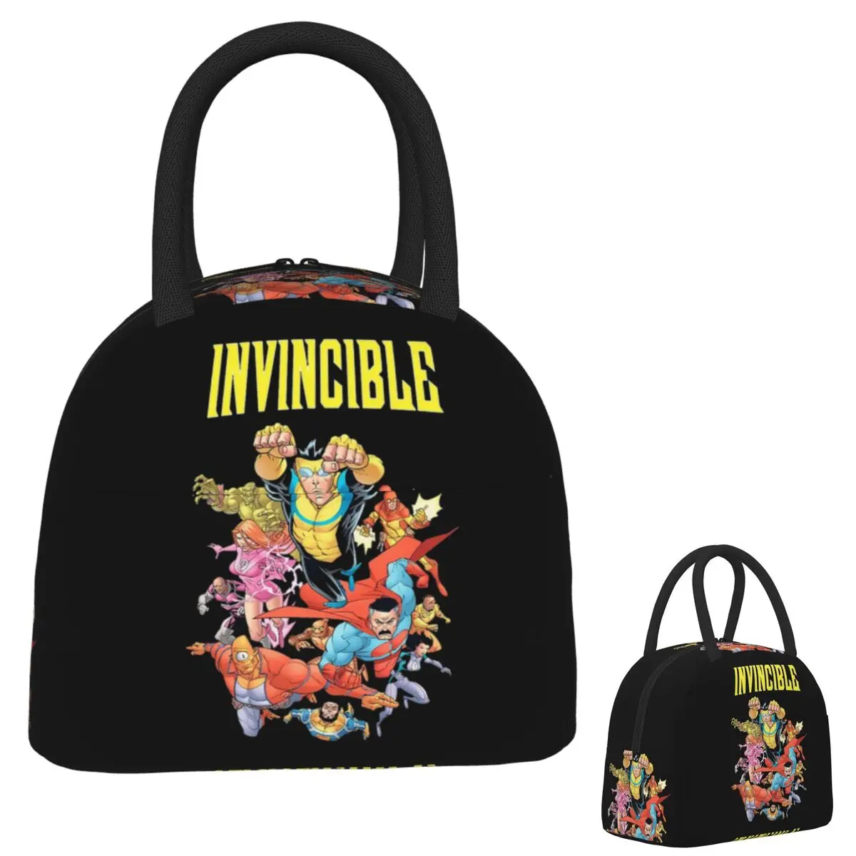 

Invincible Lunch Bags Insulated Bento Box Portable Lunch Tote Leakproof Picnic Bags Thermal Bag for Woman Kids School