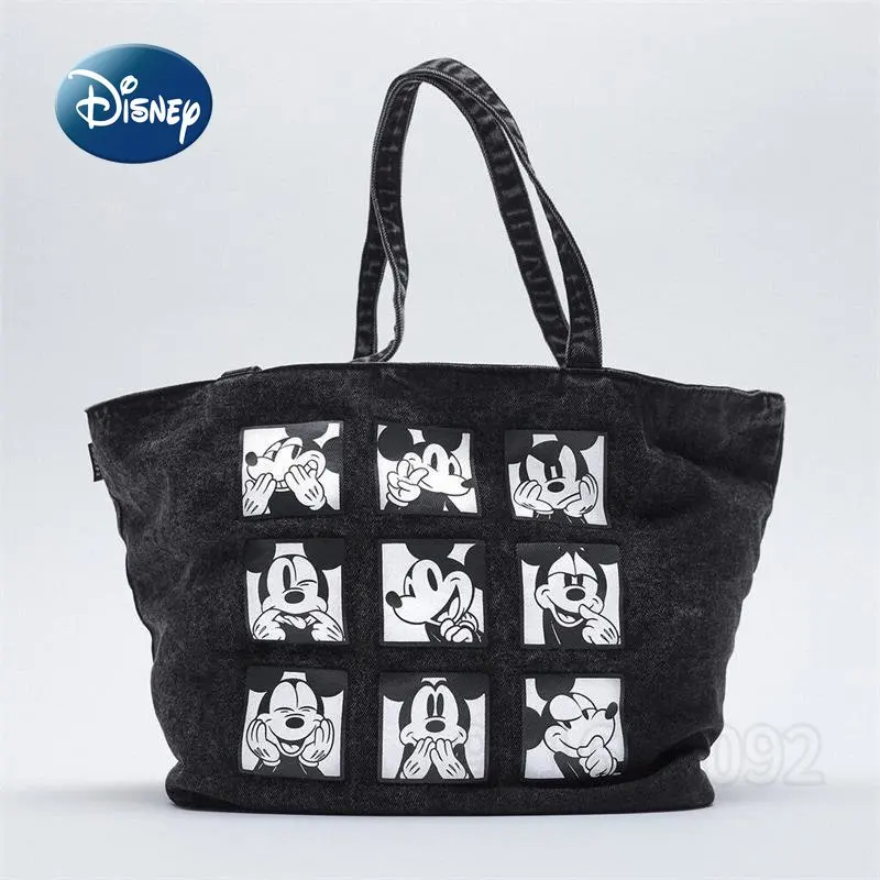 Disney Mickey New Women's Handbag Cartoon Cute Women's Shoulder Bag Luxury Brand Women's Bag Large Capacity Fashion Trend