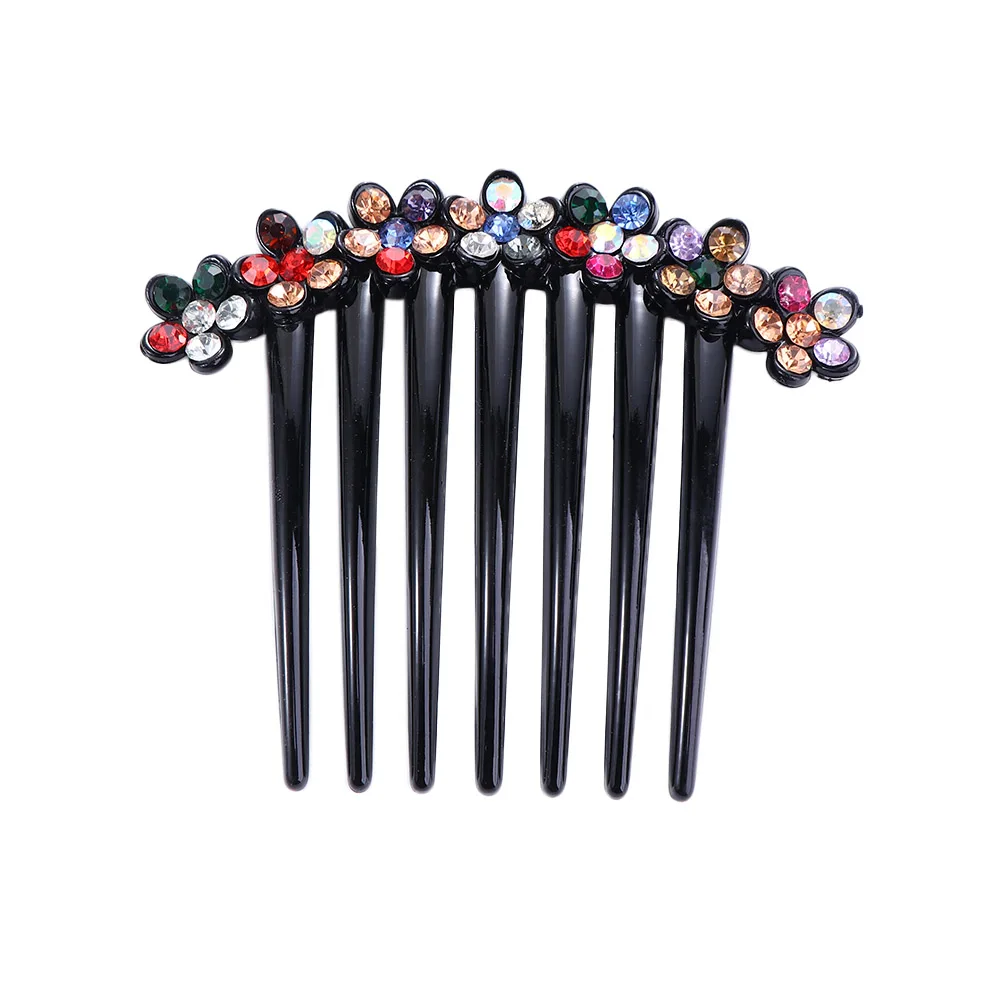 

Заколка для челки для девочек, держатель для хвоста для девочек, стразы, женская расческа для волос, корейские заколки, заколки для волос с кристаллами, головной убор для мамы