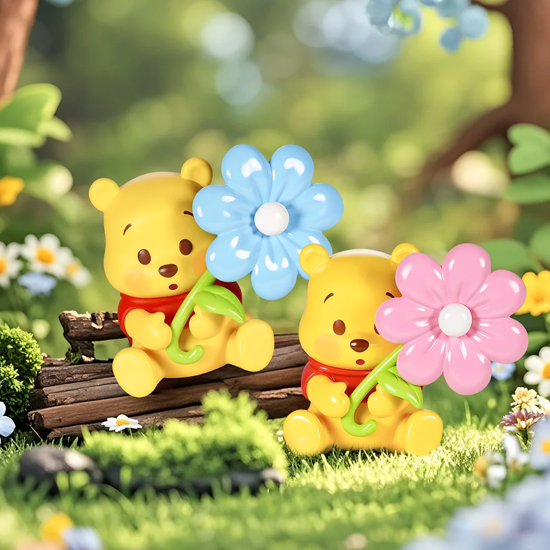 Pooh Bear Puff Looking for Honey Series Blind Box Magnetic Sprouting Particles Blind Bag Doll Ornaments Anime Toys Perimeter