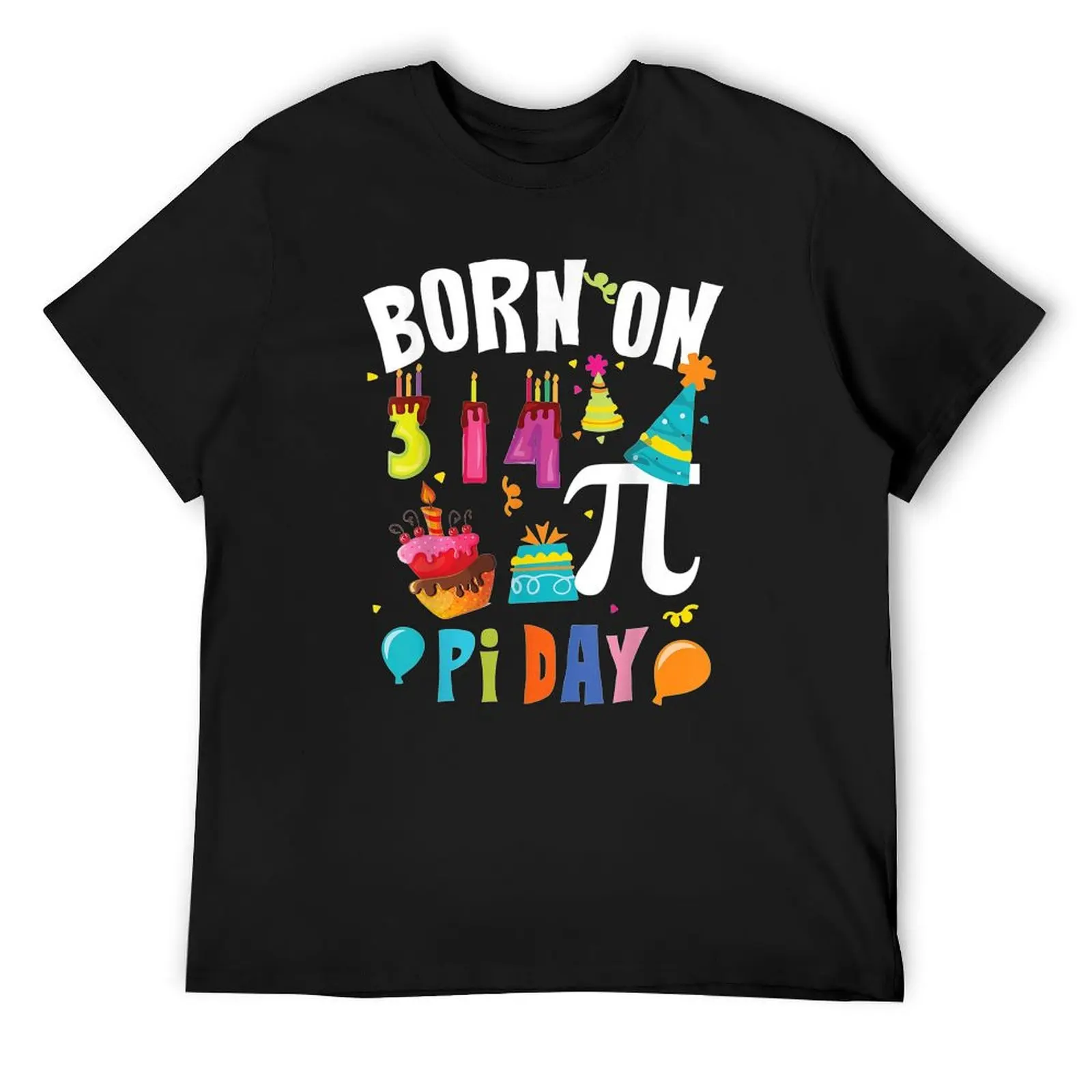 

Born On March 14 Happy Pi Day Birthday Gift T-Shirt Funny t-shirts basketball graphic tees summer tops t shirts for men