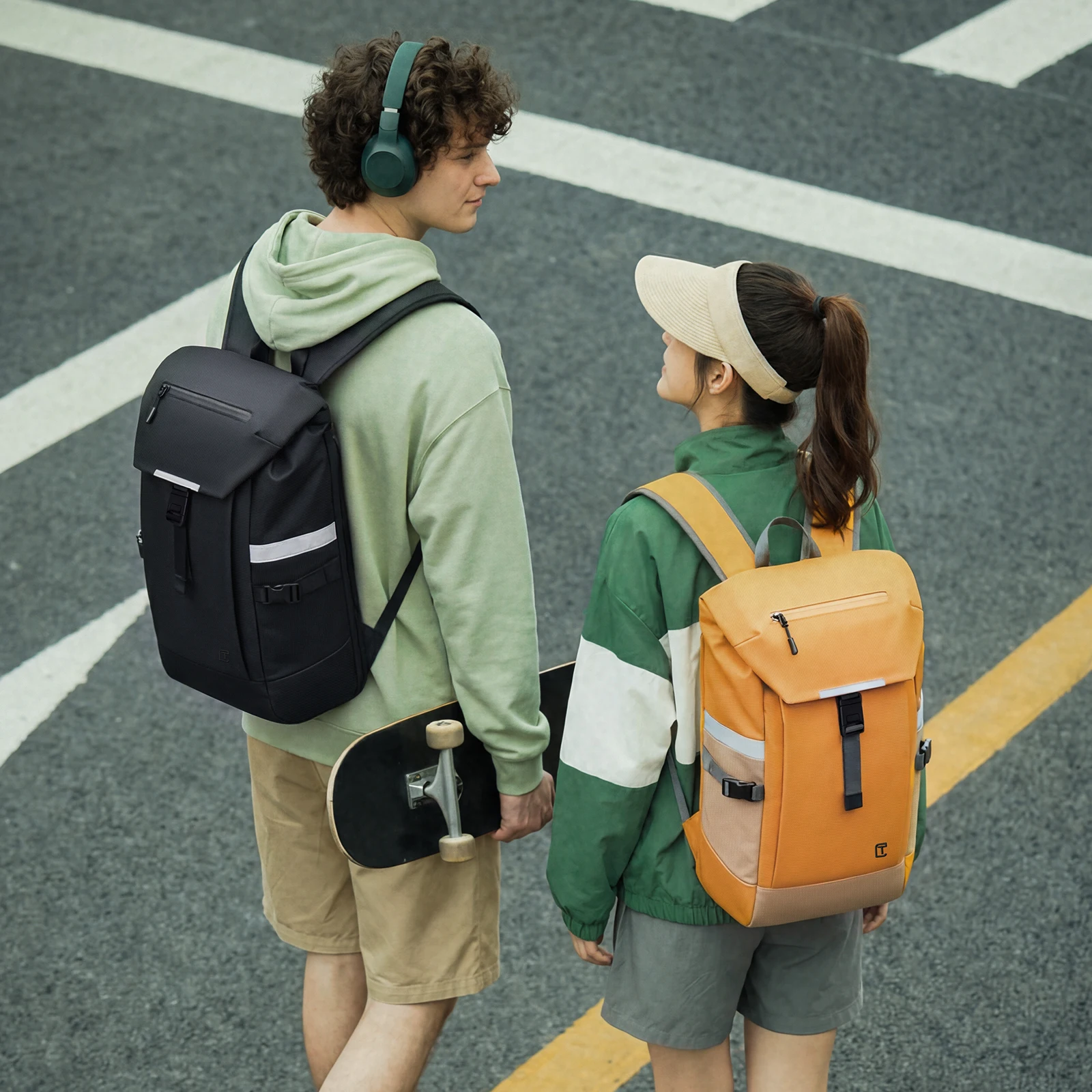 2026 Waterproof Roll Top Backpack With Wet Dry Separation Large Capacity Laptop Backpack For Men Women Casual Travel Bag
