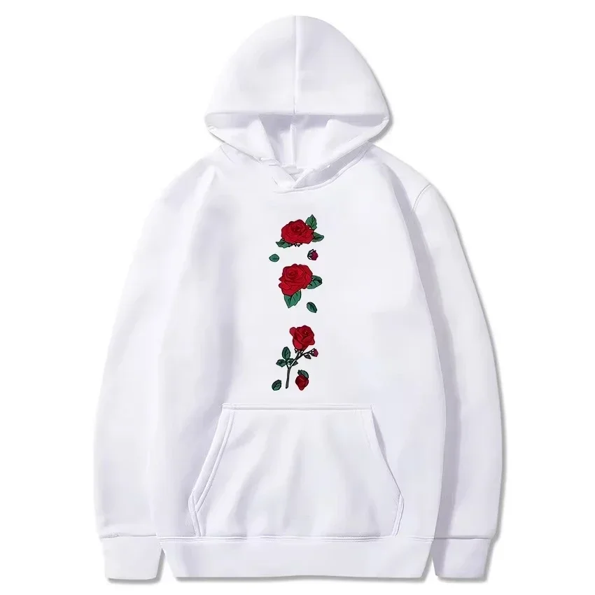 

Men's and Women's Plus Size Printed Top, Loose Casual, Soft, Comfortable and Breathable, Outdoor Sports Loose Pullover Hoodie