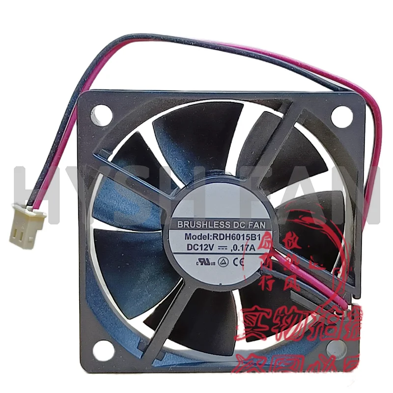 RDH6015B1 12V 0.17A 6015 Two-Wire Chassis Cooling Fan