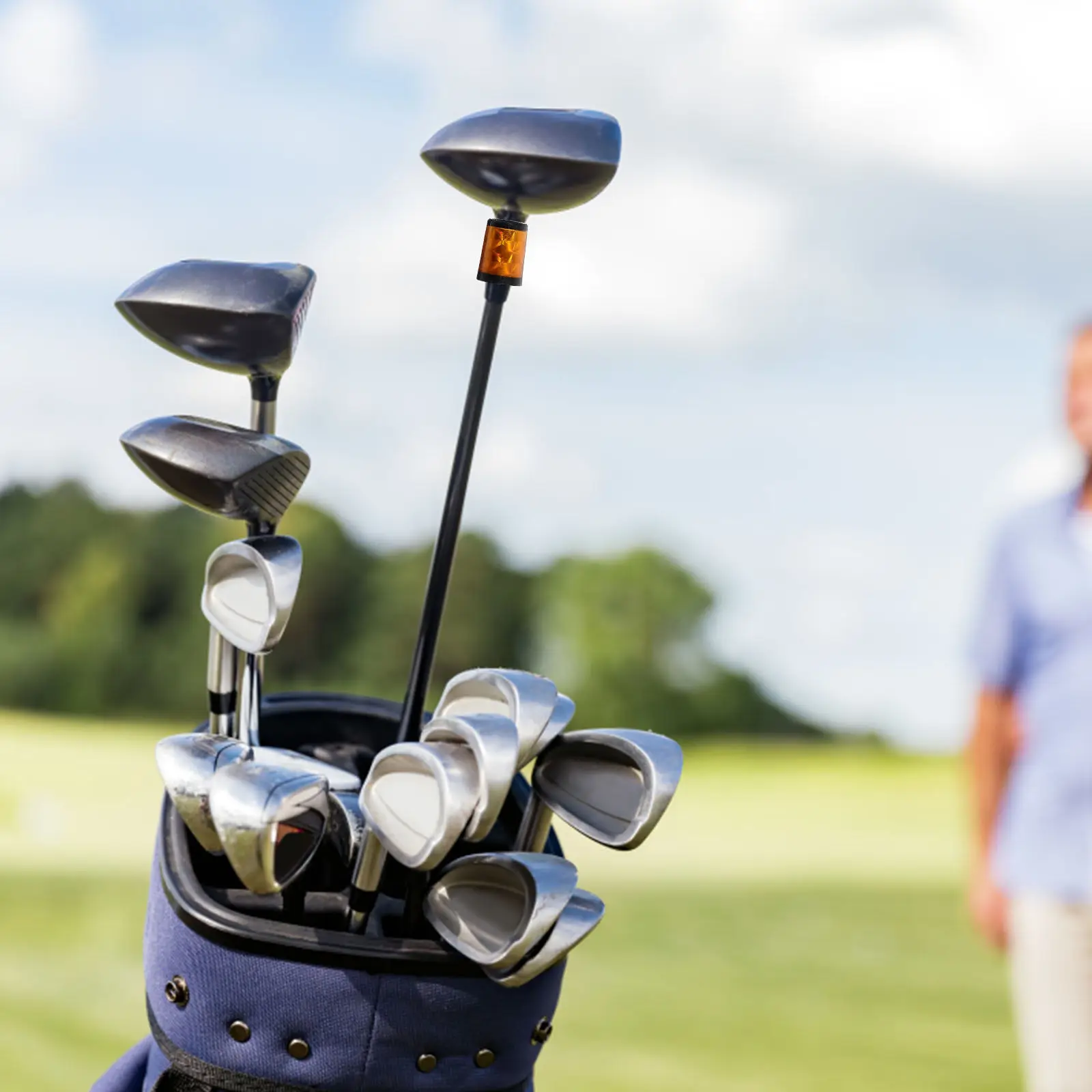 

2Pcs Golfs Club Ferrules High-Quality Wear-Resistant Golfing Clubs Cover Lightweight Ferrules Protection Accessories