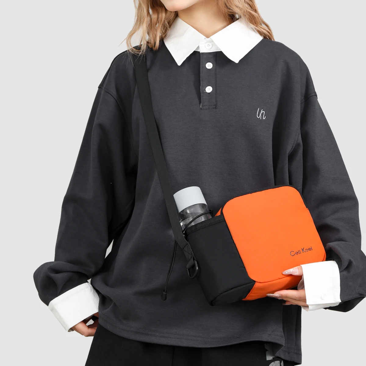 

Crossbody Bag for Women 2026 New Fashion Canvas Small Bag Nylon Shoulder Bag Lightweight Spring and Summer Umbrella Water Cup Bag for Students