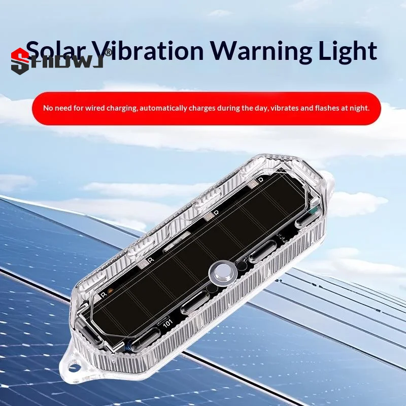 2Pcs Anti-rear Collision-proof Car Solar Light Explosion-proof Safety Lights Motorcycle Brake Tail Light Modified Flash Lamp