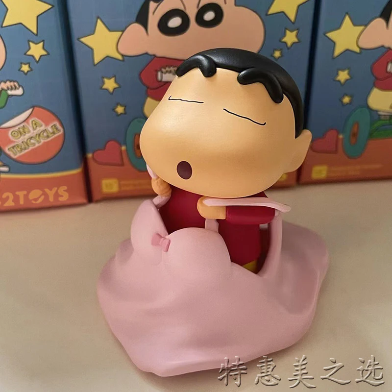 Animation Blind Box Original Genuine Crayon Shin-chan Emoticon Package Series Trendy Ornaments Figure Gifts Model Mystery Box