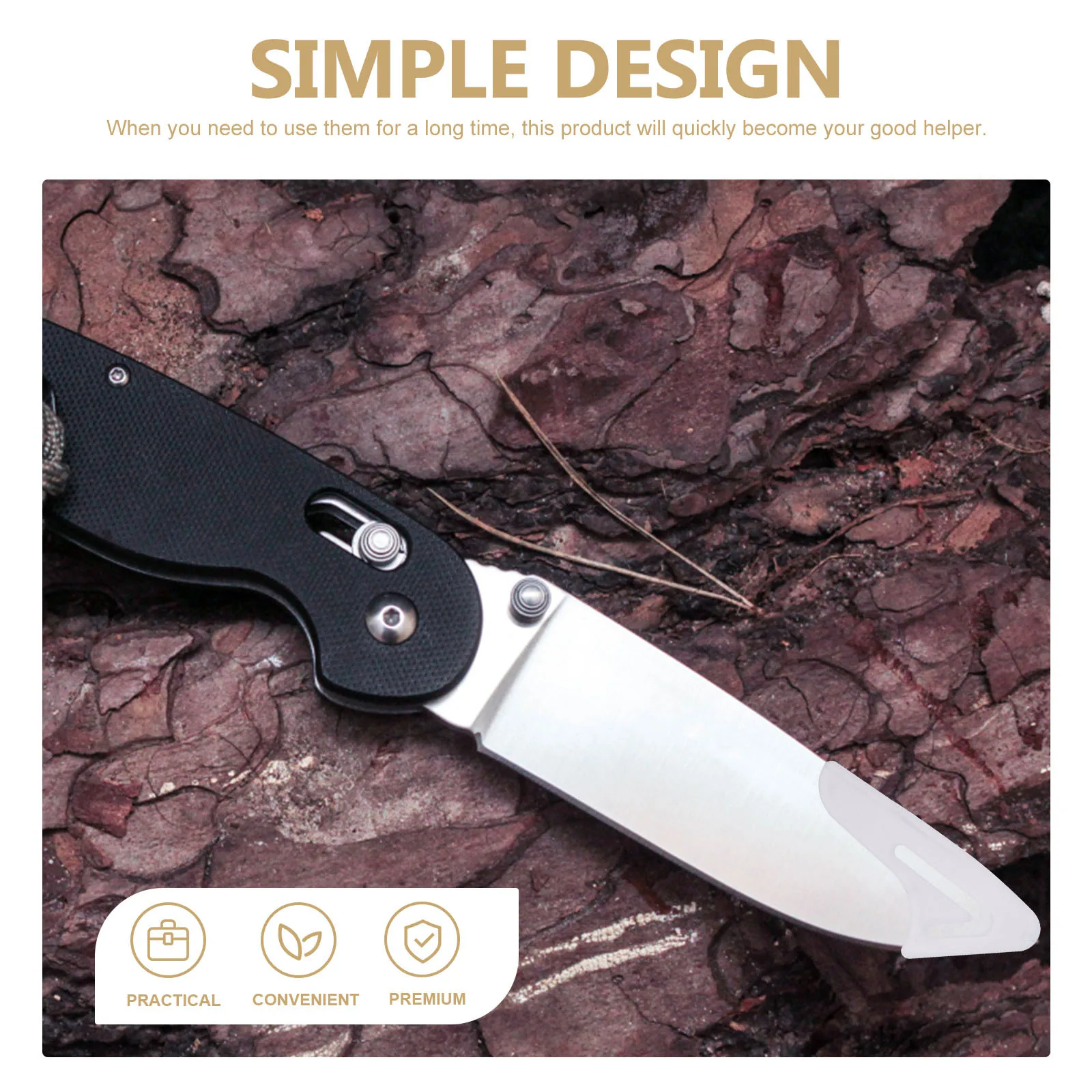 

25Pcs Knives Tip Sleeves Premium Plastic Material Wearresistant Cutter Covers Practical Home Use Knife