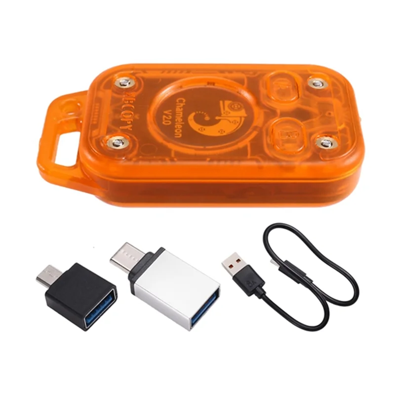 【PROMOZIONE】 Emulatore lettore chip intelligente RFID Hameleon Ultra V2.0 13,56 Mhz + 2 portachiavi CUID Duplicatore NFC decodifica scheda 125 Khz