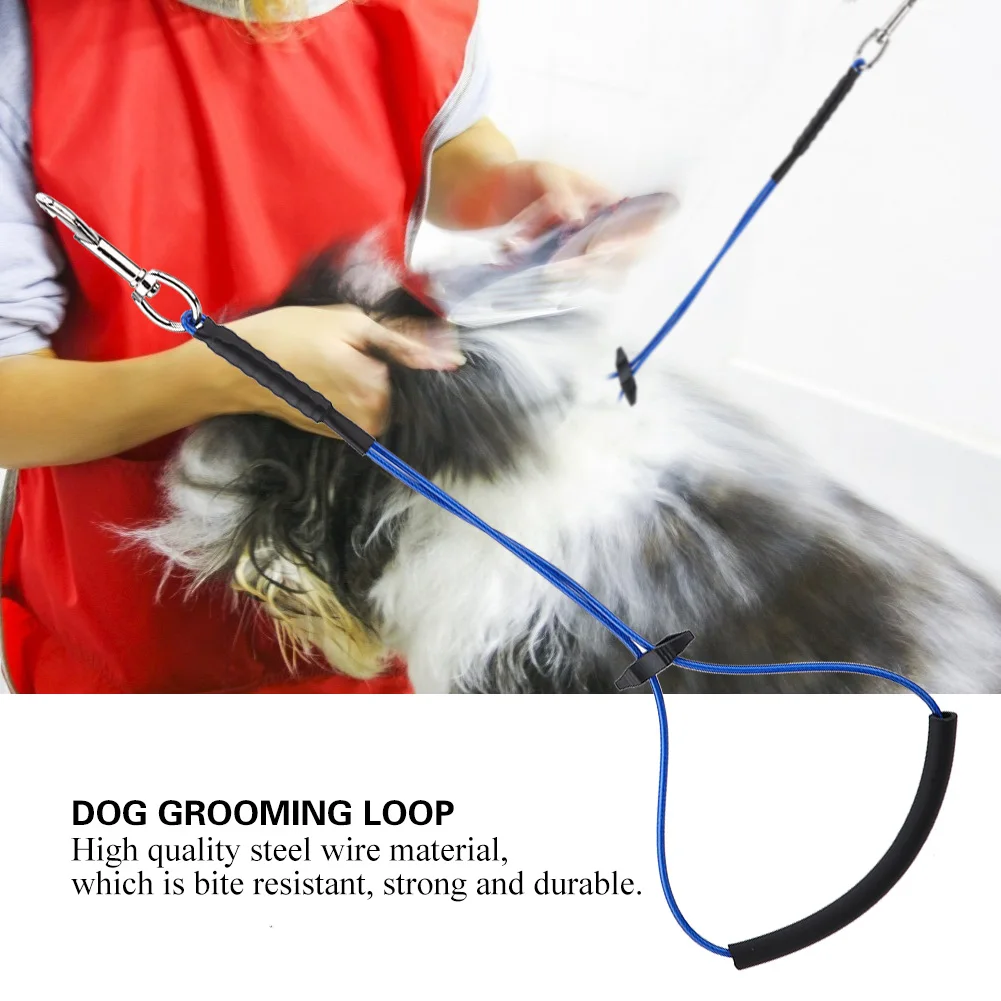 Dog Cat Grooming Single Noose Hoop For Pet Table Arm Bath Tub