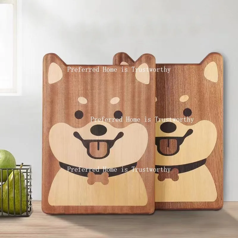 

Разделочная доска в форме шиба-ину для бытовой кухни, двусторонняя разделочная доска