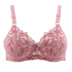 Adjustable Push up Bralette Sexy Lace Bras Vintage Floral Print Underwear for Women Feminino Lingerie Bralette
