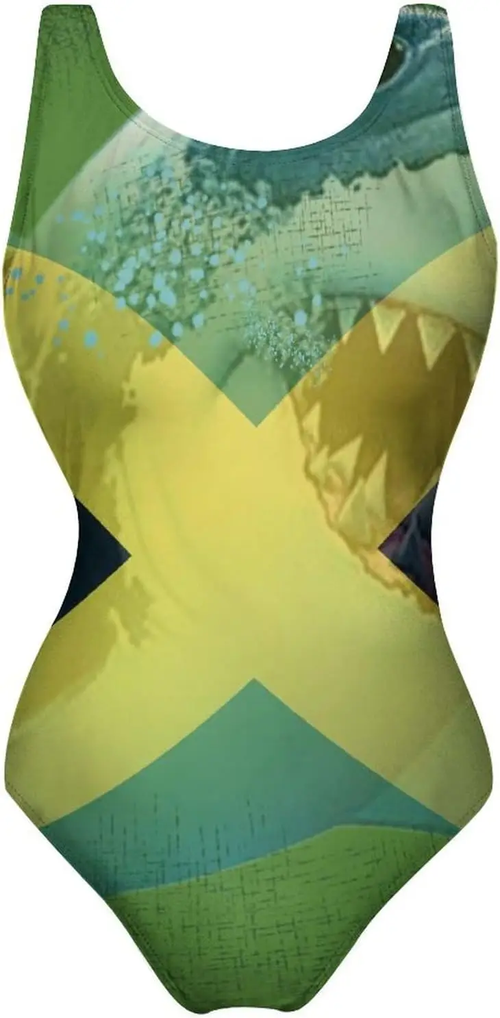 

Luxy Trio Dominican Flag Adult Conjoined Swimsuit Swimsuit Set Backless Tummy Control Bikini Beach Female