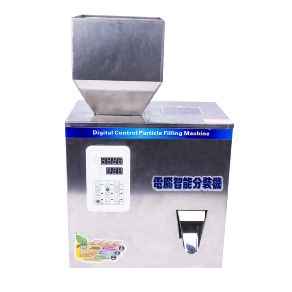 Automatic Powder Particle Weighing Filling Machine 10-500G Bottle Bag Dispenser For Grains Tea Flour Seed Beans With Foot Pedal