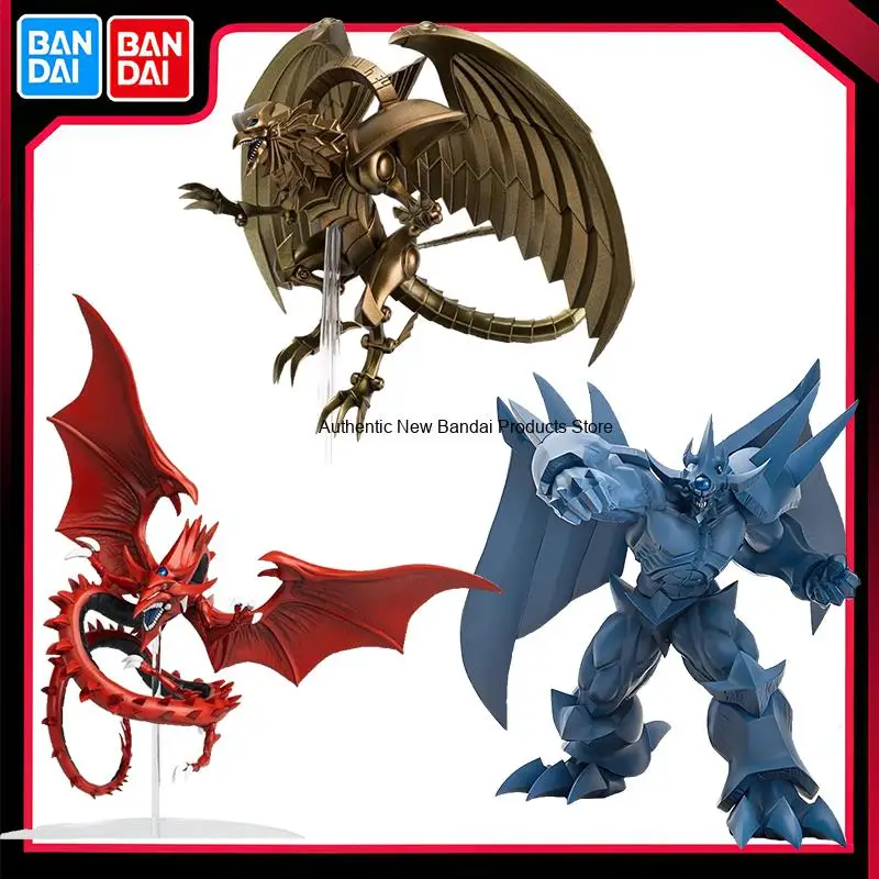 En Stock Original KONAMI Monsters LEGION Yu-Gi-Oh! Figura de acción de anime del Dragón Alado de Ra, modelo coleccionable, muñeco de regalo