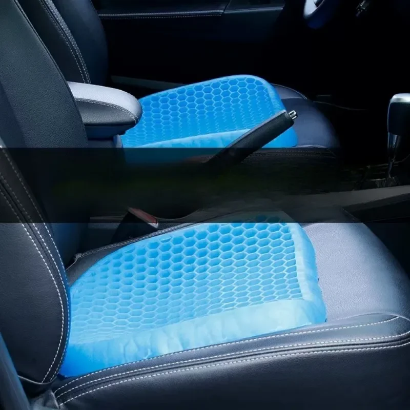 1pc Gel Seat Cushion Soft Comfortable And Breathable For Long Sitting, Suitable For Office Chair/Car Seat/Wheelchair