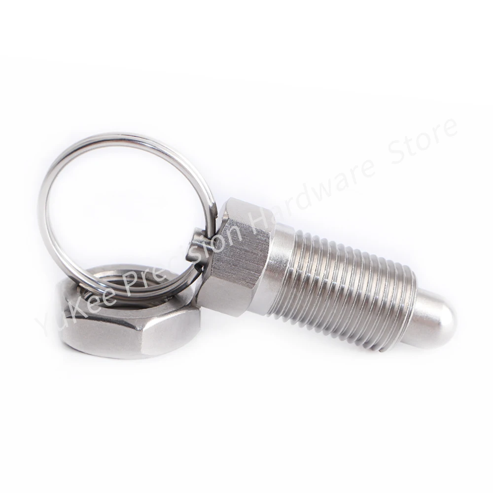 Customized M6M8M10M12M16 Stainless Steel Pull Ring Type Round Head Pin Grip Pull Ring Extension Index Pin Spring Positioning Pin