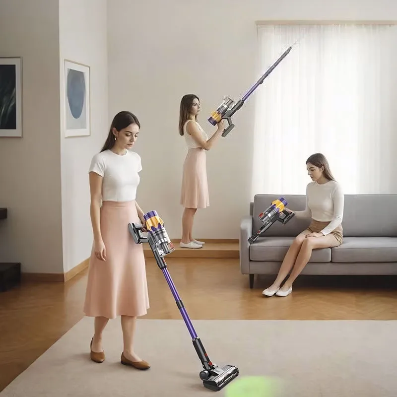 MPQU V18 550W 50kPa Wireless Handheld vacuum cleaner LED touch screen Removable battery 50mins runtime Cordless Cleaning machine