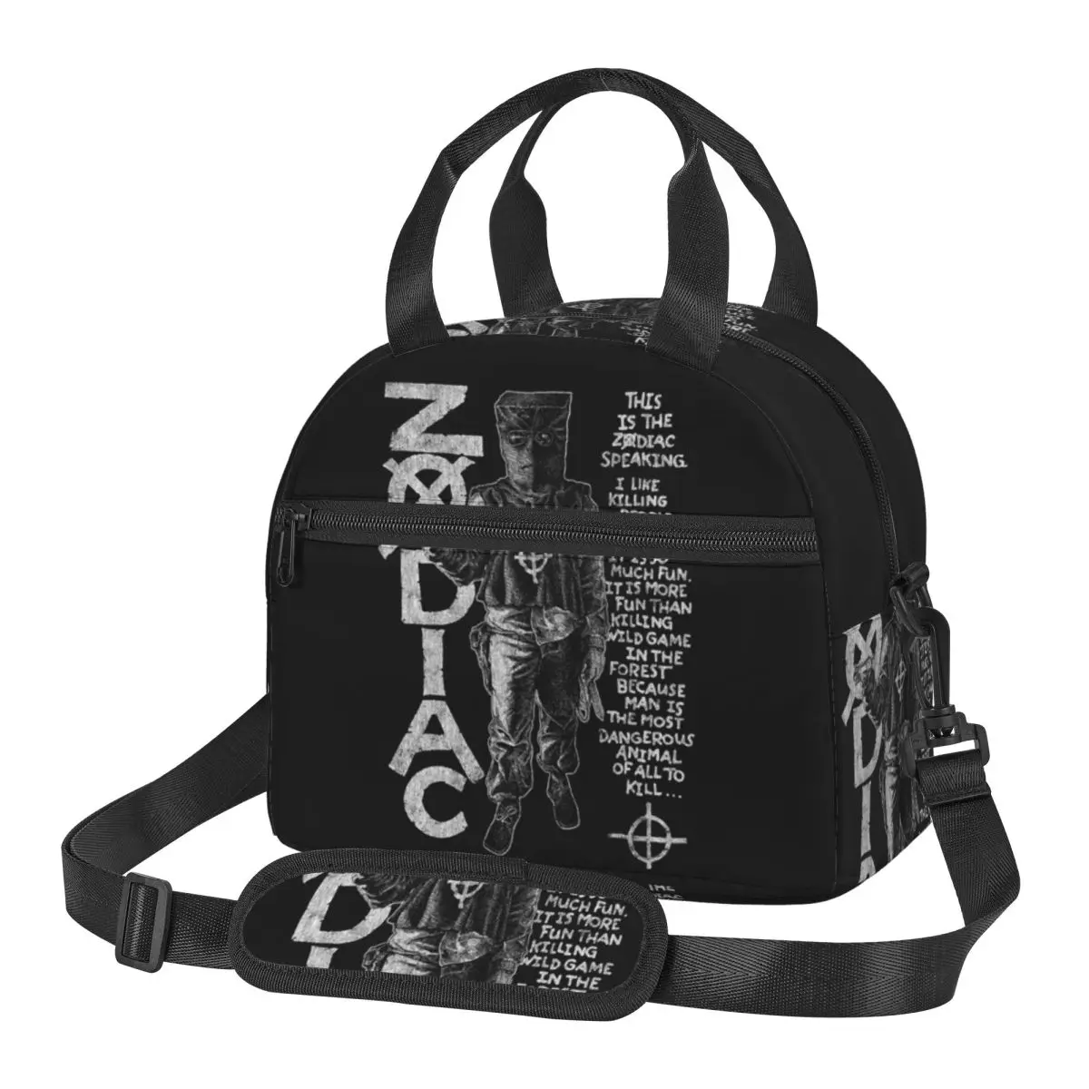 Zodiac,David Fincher,Crime,Serial Killer Lunch Bags Insulated Bento Box Lunch Tote Picnic Bags Thermal Bag for Woman Work