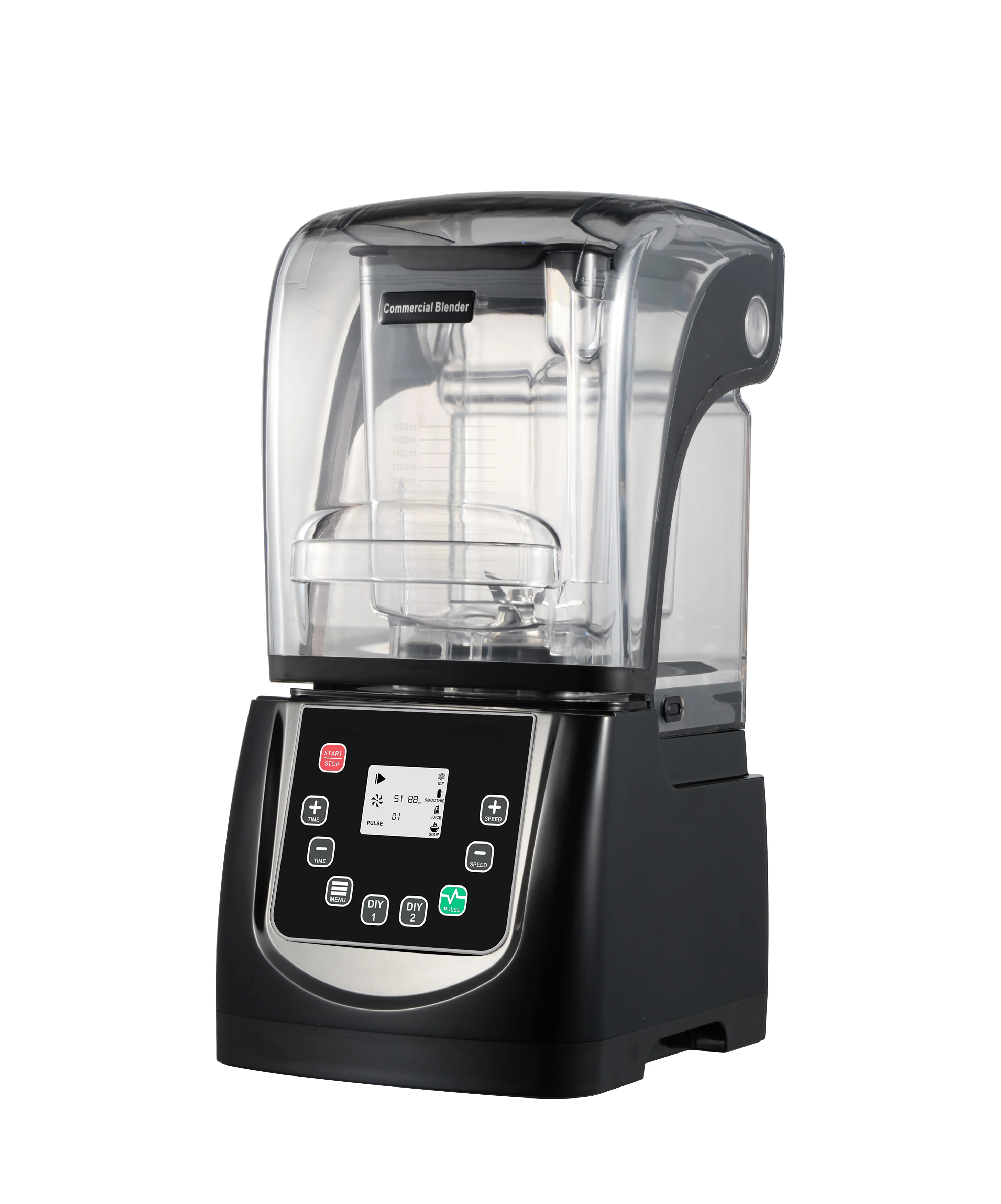 عصارة كهربائية 220 فولت متعددة الوظائف، خلاط تجاري، كسارة ثلج عصير