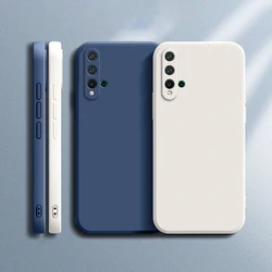 Original Phone Case for Huawei Honor 20 Square Matte Silicone Honor20 Honor 20 Soft Luxury Shockproof Thin Cases Funda