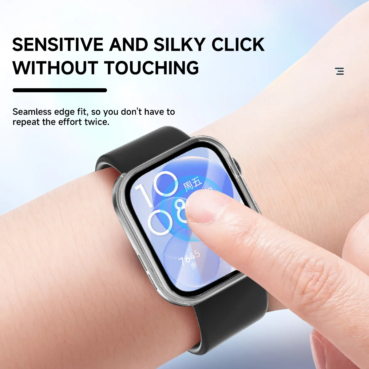 Стекло + чехол для смарт-часов Huawei Watch Fit 3, протектор экрана из твердого поликарбоната, бампер из закаленного стекла для часов Huawei Watch Fit 3, аксессуары