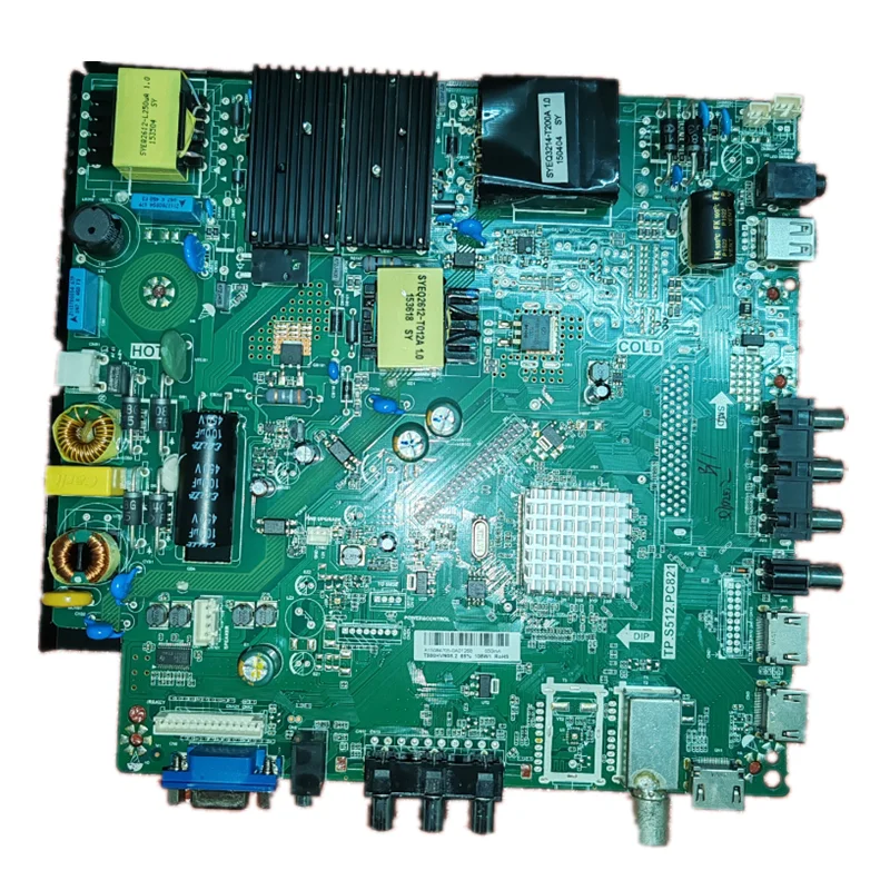 

TP.S512.PC821 Three in one TV motherboard for 1920X1080 Dexp F48B7000V Panel LCS480HN07 WORKING GOOD !