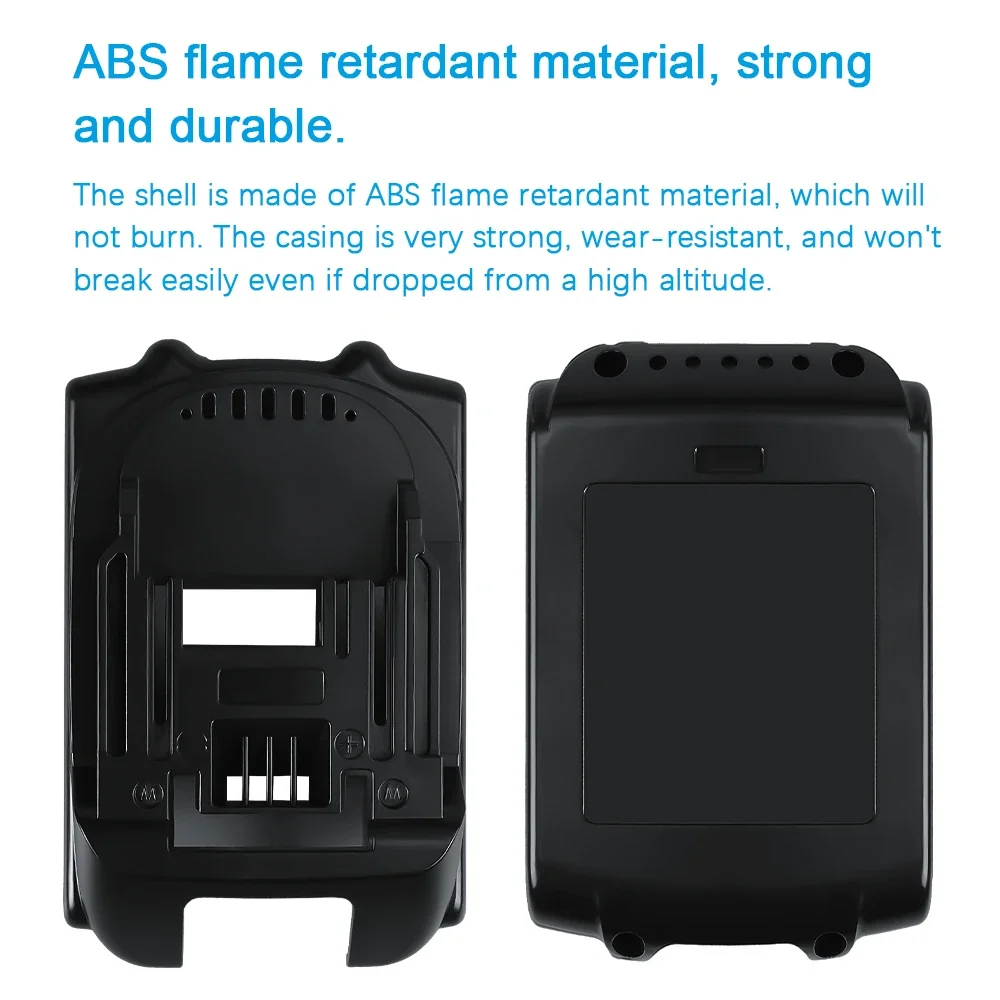 Battery case for Makita 18V 9Ah 6Ah Power Tool battery Shell Box Accessories set With BMS PCB Board Can Install 15 18650 cells