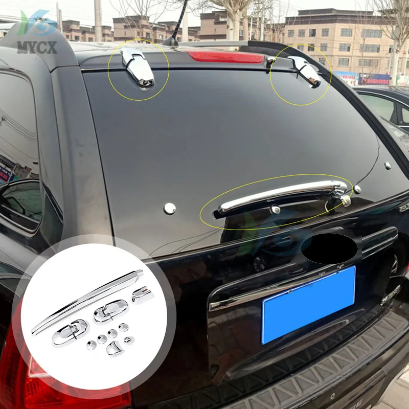 2008 ABS Chrome Rear window wiper cover Trim for Hyundai Tucson 2005 2006 2007 2008 2009 2010 2011 2012 2013 2014 12PCS