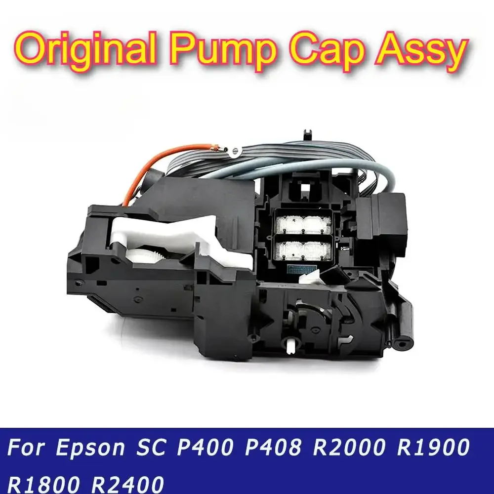 

Printer P400 Original Ink Pump Cap Assy P408 Pump Assembly Capping Station Cleaning Unit for Epson R1800 R1900 R2000 R2400 R2880