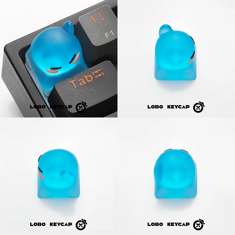 That Time I Got Reincarnated as a Slime Rimuru Artisan Keycap Resin Custom for Cherry MX Mechanical Keyboard Light Up Gift