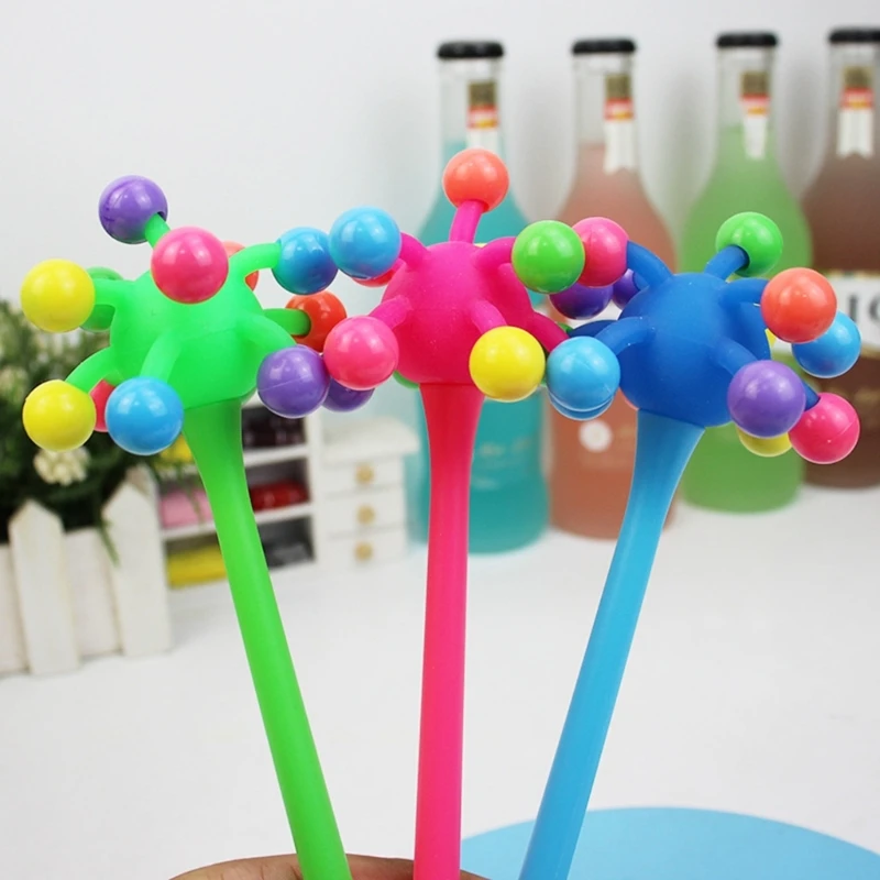 12 шт. забавные бусины шариковая ручка декомпрессия шариковая ручка подарок для ребенка студента