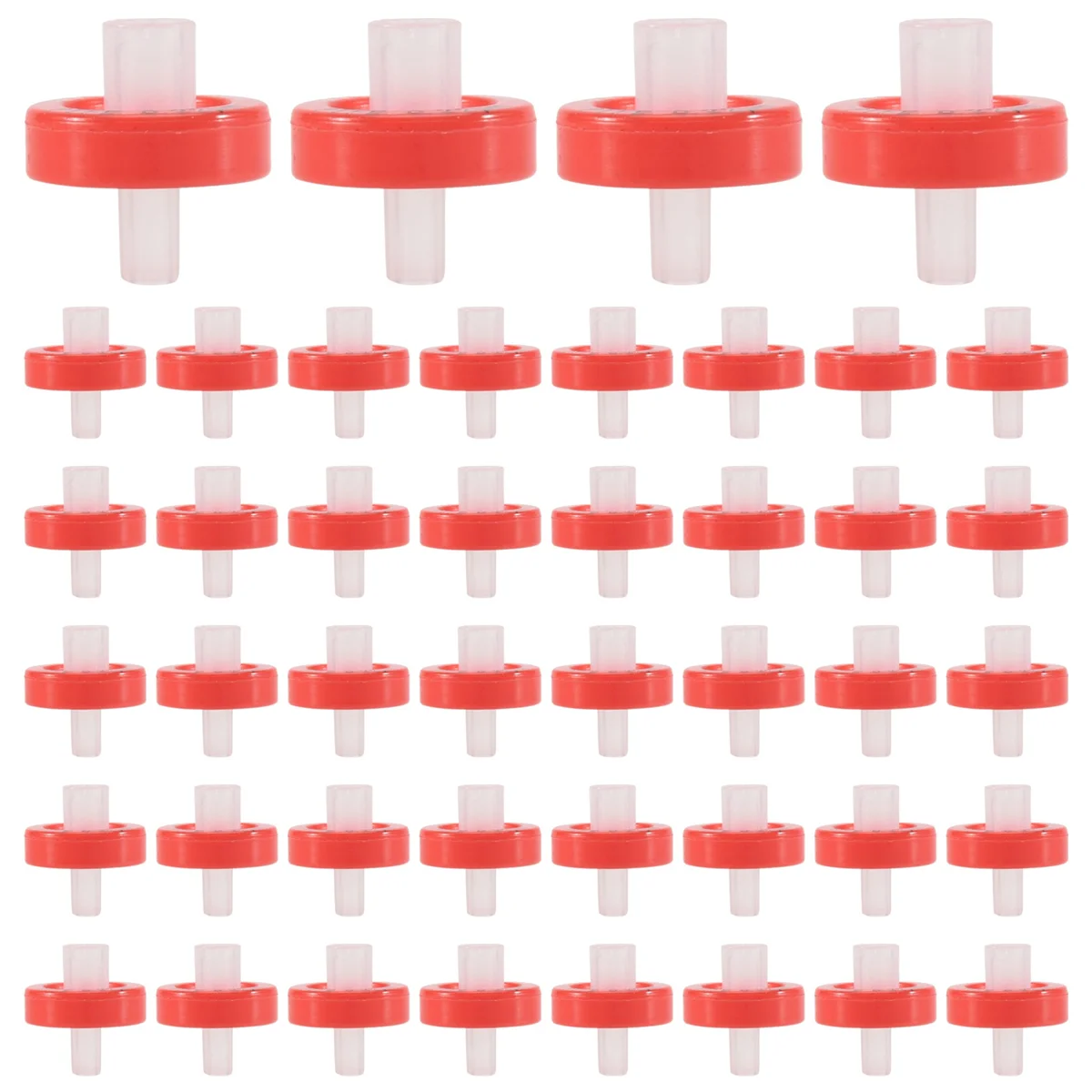 100 PCS Syringe Filter PTFE, Syringe Lab Filter 13mm Membrane Diameter, 0.22μM Pore Size, HPLC