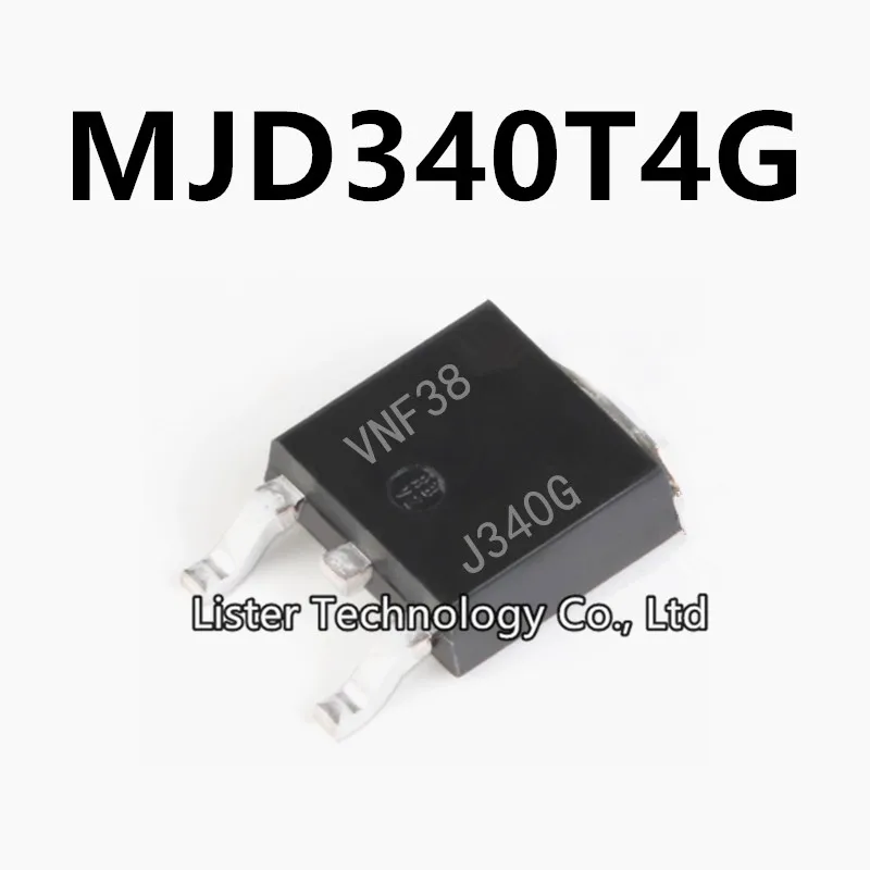 10~100PCS/Lot New MJD340T4G TO-252 MJD340 Marking:J340G TO252 NPN Bipolar transistor