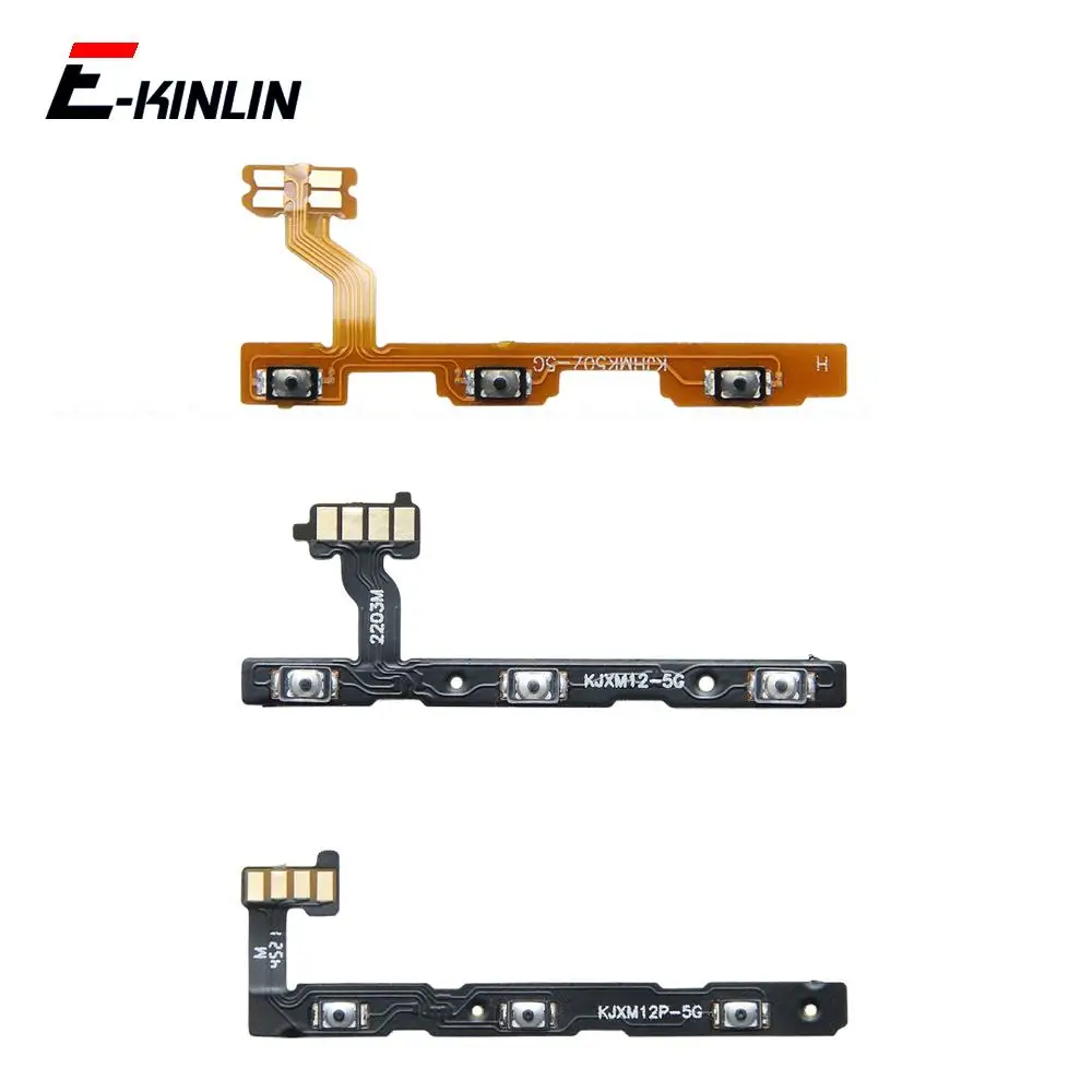 Volume Button Power Switch On Off Key Ribbon Flex Cable For XiaoMi Mi 13 12 12S 12T 12X Pro Lite Civi 1S 2 Replacement Parts