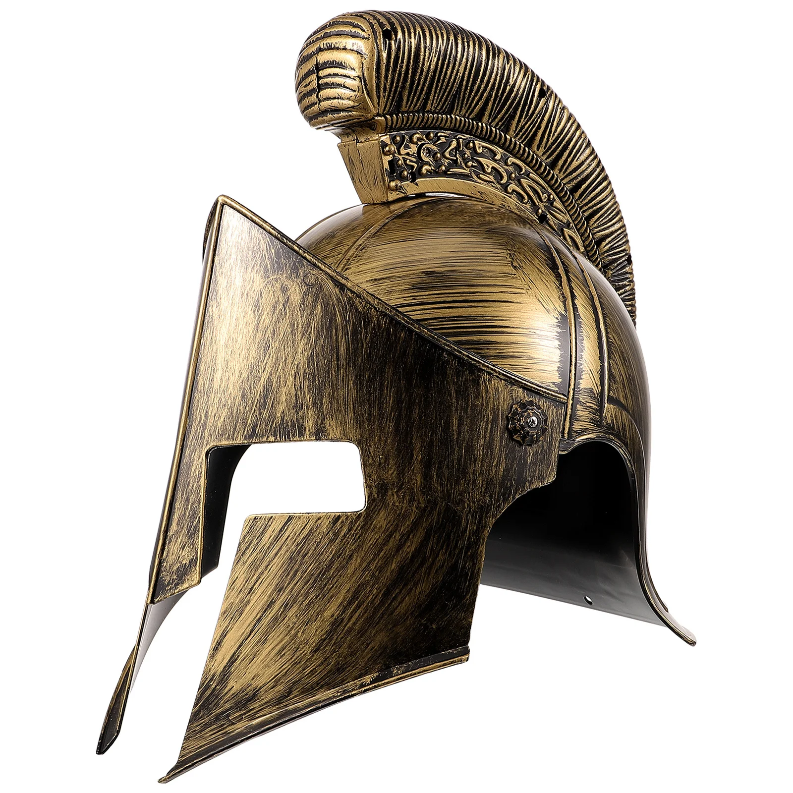 Oude Romeinse Ares Cosplay Hoed Volwassen Kindermaat Kostuum Partij Hoofddeksels Prestatie Props Middeleeuwse Soldaat