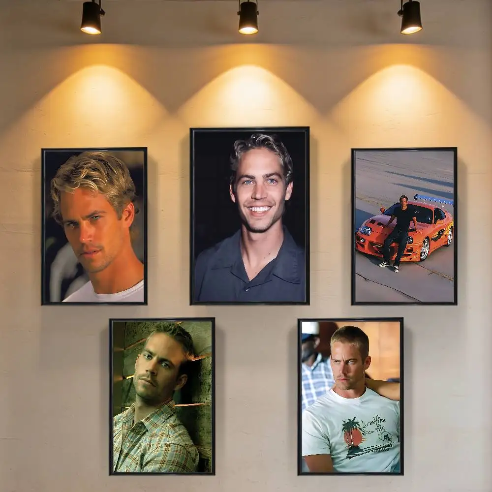 

P-Paul Walker F-Fast7 Wall Art Anime Canvas Painting Poster For Living Room Decoration Picture Home Decor
