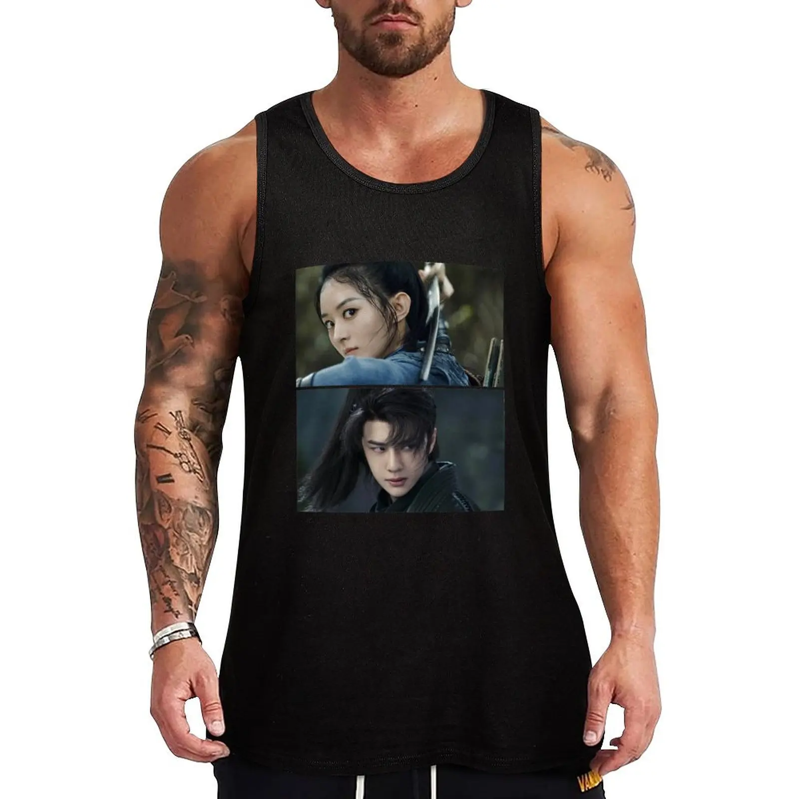 

Legend of Fei 1 Zhao Liying Wang h Tank Top vest for men new in tops & t-shirt sleeveless gym shirts male T-shirt male