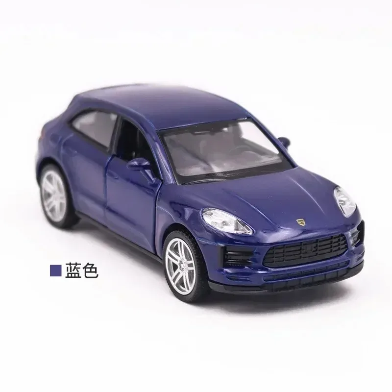 MaKeda1:36 Porsche MACAN pequeño SUV alta simulación aleación Diecast coche modelo de juguete con retroceso para niños regalos colección de juguetes