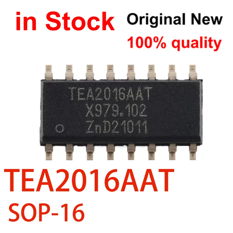 (2-5 piece)100% New TEA2016AAT TEA2016 TEA2016AAT/1J SOP-16 Monitoring and reset chip