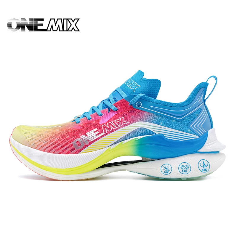 ONEMIX FASHION Carbon Plate Marathon Running Racing Shoes Professional Stable Shock-relief Ultra-light Rebound Sport Sneakers