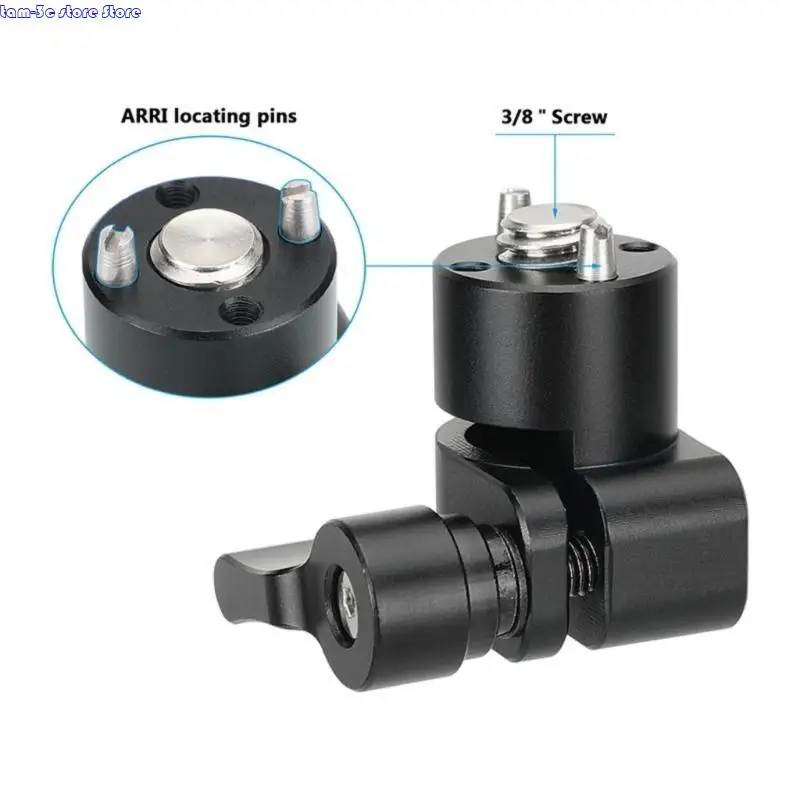 D0UA Capilla soporte sola varilla 15 mm con pasadores localización tornillo rosca 3/8 pulgadas