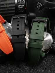 Finely Crafted Quick Release Silicone Watchband for Casio Seiko Breitling Citizen Longines Waterproof Breathable Strap20 22 24mm