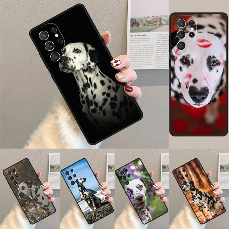 Dalmatian Dog Cute Canine Phone Case for Samsung Galaxy note 10 pro S26 Ultra S23 S24 FE S25 S21 S22 PLUS shockproof Cove