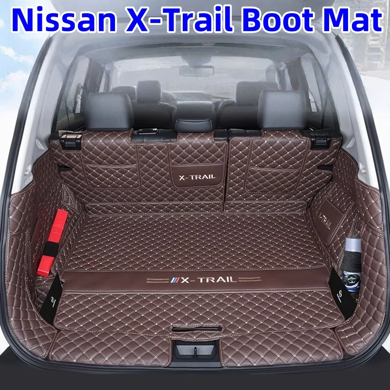 

Для Nissan X Trail Epower коврик в багажник автомобиля Rogue T33 2021-2024 2025 водонепроницаемый коврик для багажника, поднос для багажника, ковер, коврик для багажника