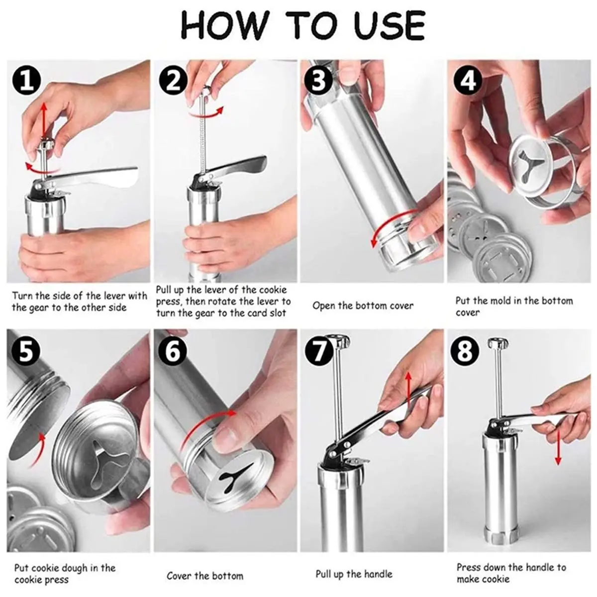 Light Weight Cookie and Butter Piping Tools, Plastic Piping Tips and Melt-in-Your-Mouth Piping Bags