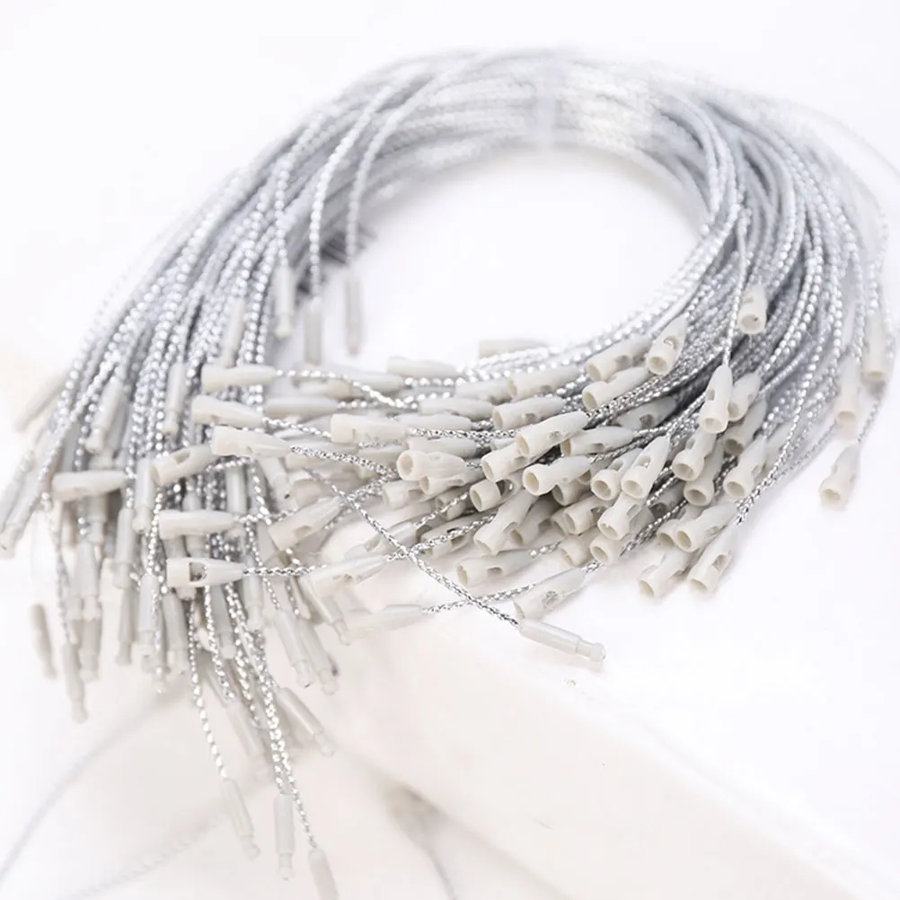 

400Pcs Xmas Ornament Strings Hanging Tag Loops for Christmas Tree Decor Clothing Price Tags Craft DIY Decoration Supplies