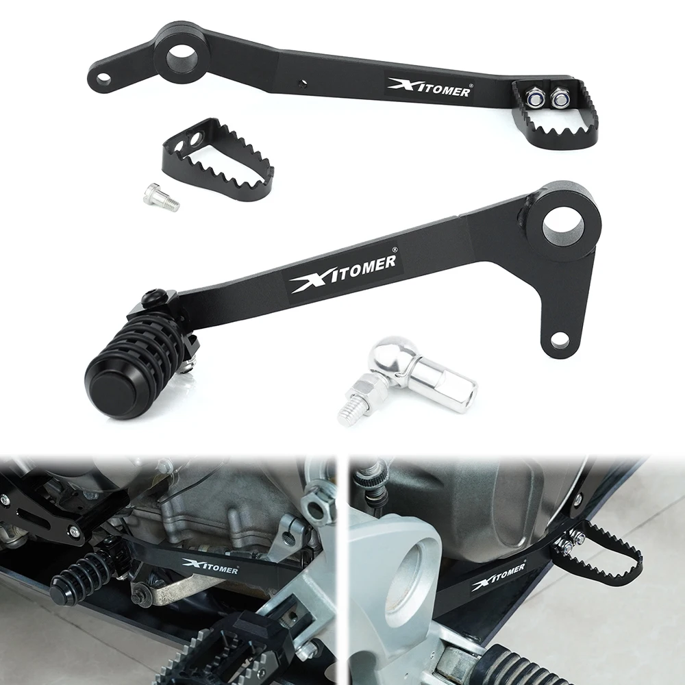 

For Honda XL 1000 Varadero 2003-2008 2009 2010 2011 XL1000 Motorcycle Steel Foldable Brake Pedal Lever Gear Shifter Shift Lever